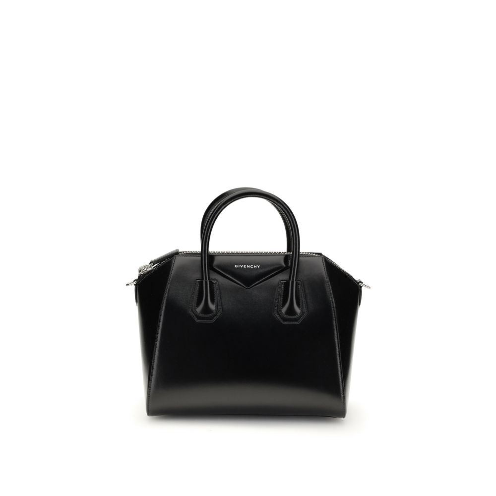 Givenchy Schwarze Kalbsleder-Bos-Taurus-Handtasche